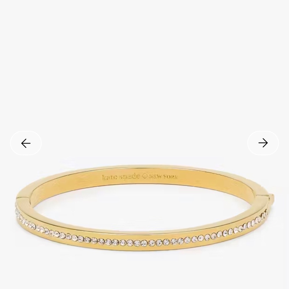 Ring It Up Pave Gold Bangle-NEW